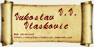 Vukoslav Vlašković vizit kartica
